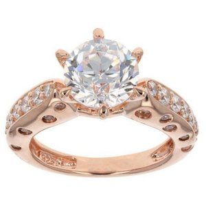 Bella Luce 4.37 CTW Eterno Solitaire Ring Sz. 10